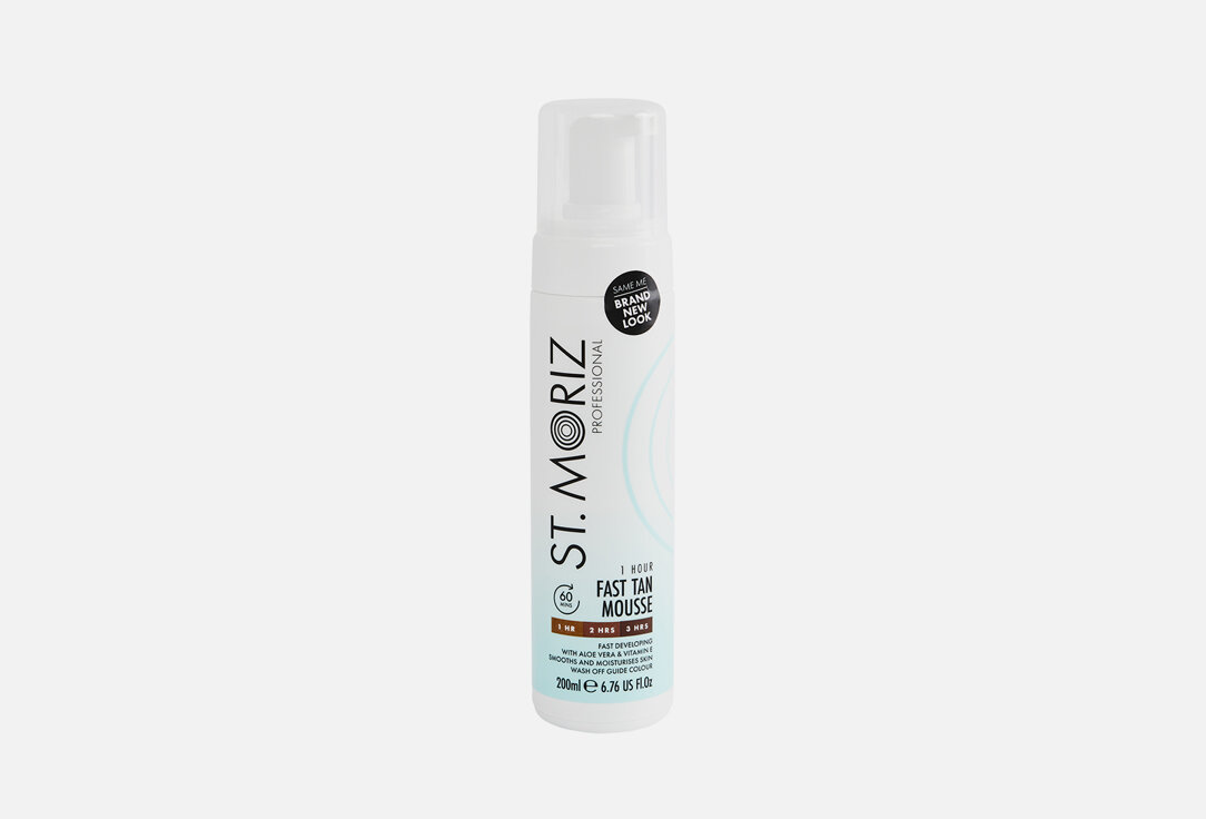 Автобронзант-мусс для тела St. Moriz, Professional 1 Hour Fast Tan Mousse 200мл