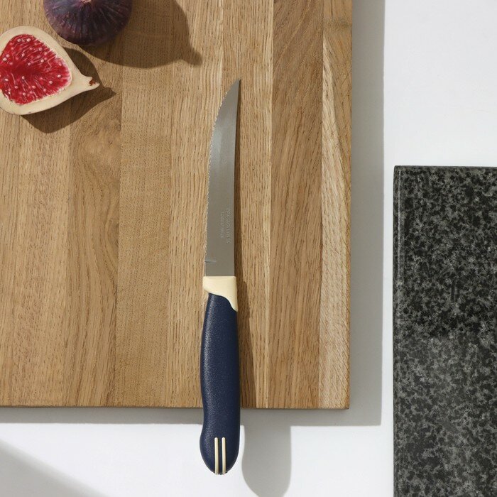 Нож кухонный для мяса Tramontina Multicolor, лезвие 12,5 см - фотография № 1