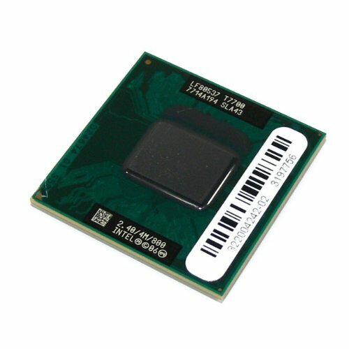 Процессор для ноутбука Intel Core2Duo T7700 (24 ГГц LGA 478 4 Мб 2 ядра)