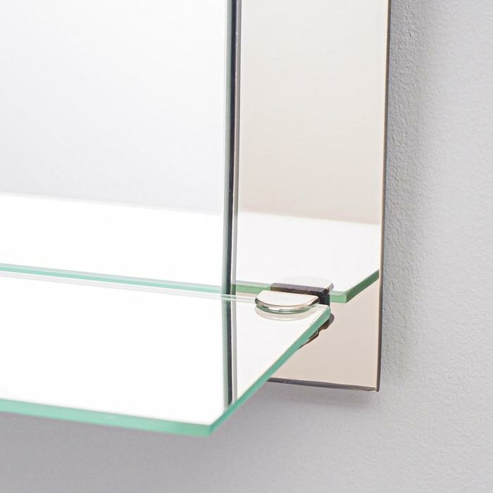 Зеркало, настенное, с полкой, 37×45 см - фотография № 2