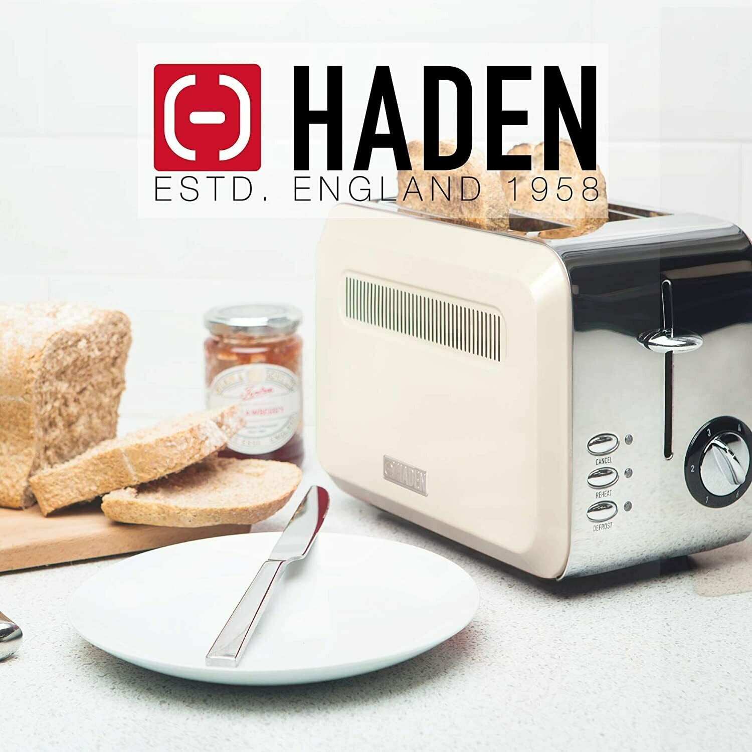 Тостер Haden CE27 кремовый - фотография № 5