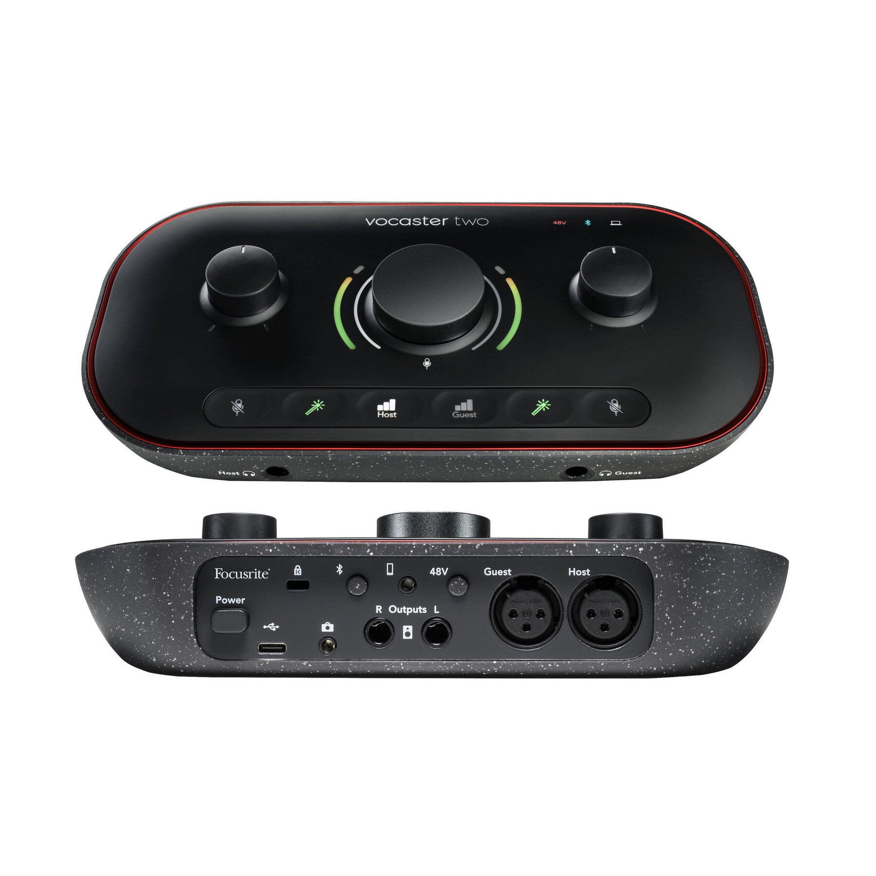 Звуковая карта Focusrite Vocaster Two Studio Podcast Set - комплект (Vocaster Two, наушники, микрофон, ПО, микрофонный кабель)(Каталог) — фото 3