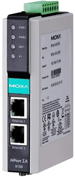 Сервер Moxa NPort IA 5150-S-SC-T