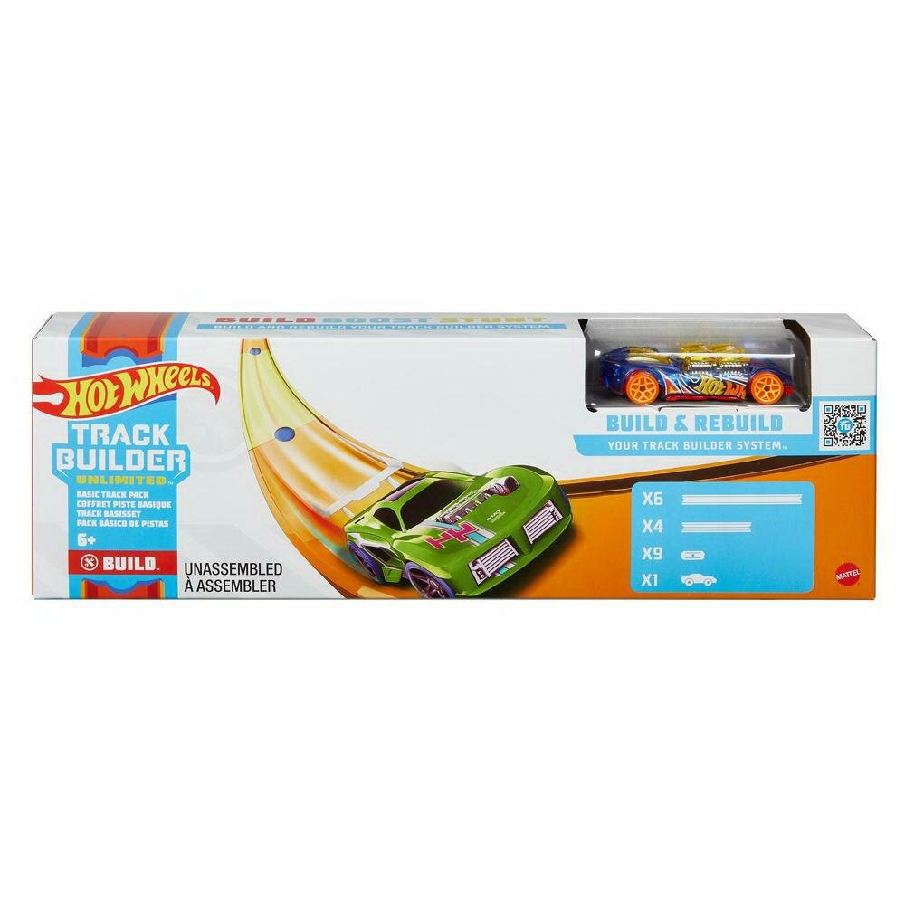 Игровой набор Mattel Hot Wheels Конструктор Трасс c машинкой,