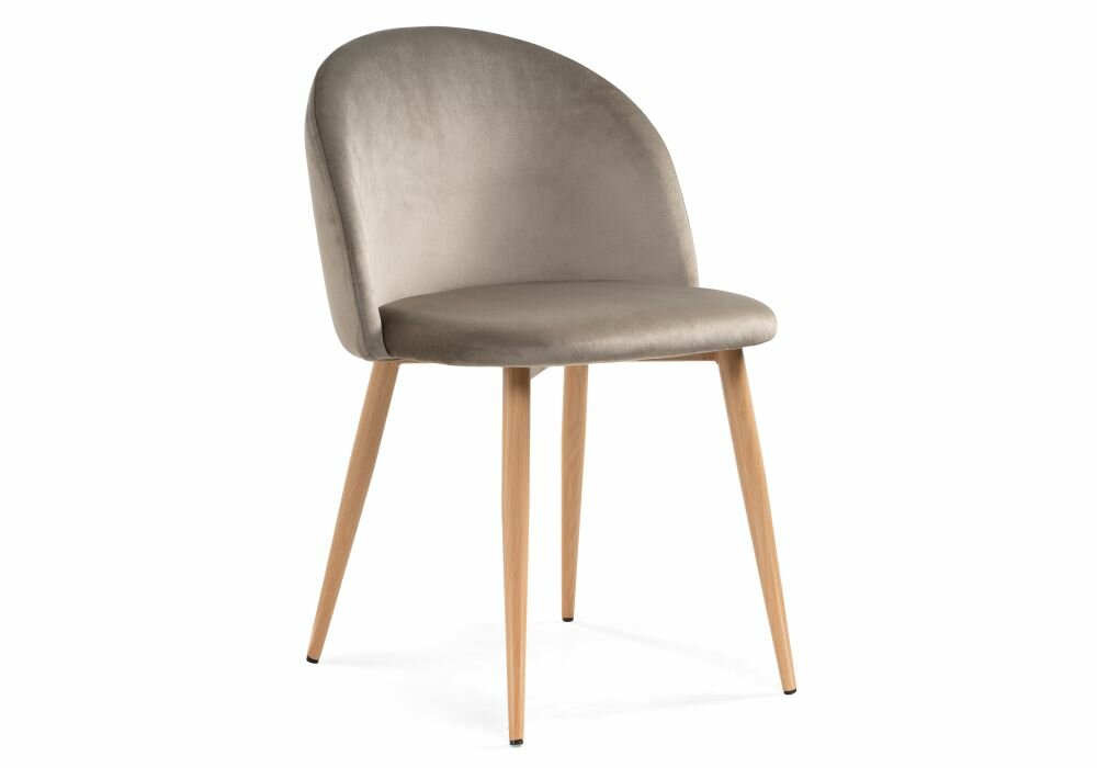 Стул на металлокаркасе Woodville Aldo beige/wood