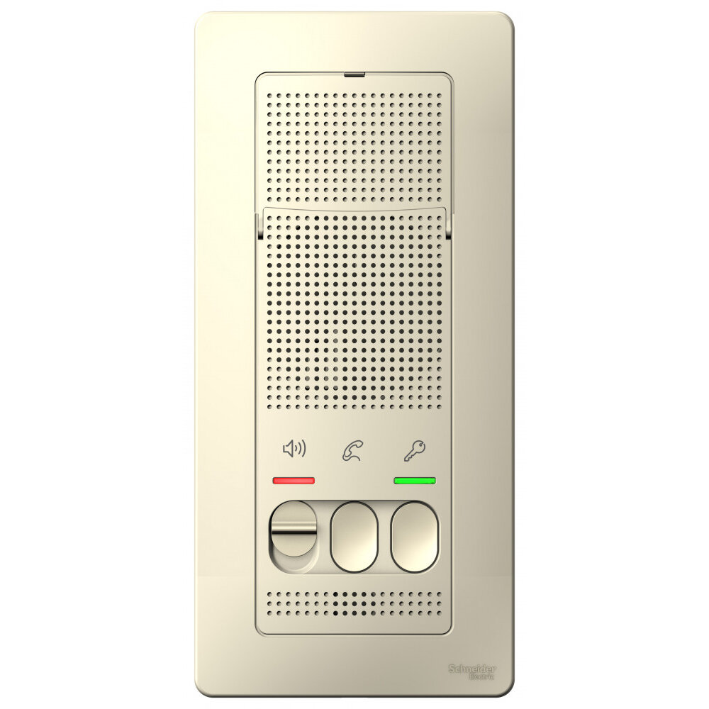 BLANCA переговорное устройство (домофон) 45в молочный  SCHNEIDER ELECTRIC BLNDA000012 (1 шт.)