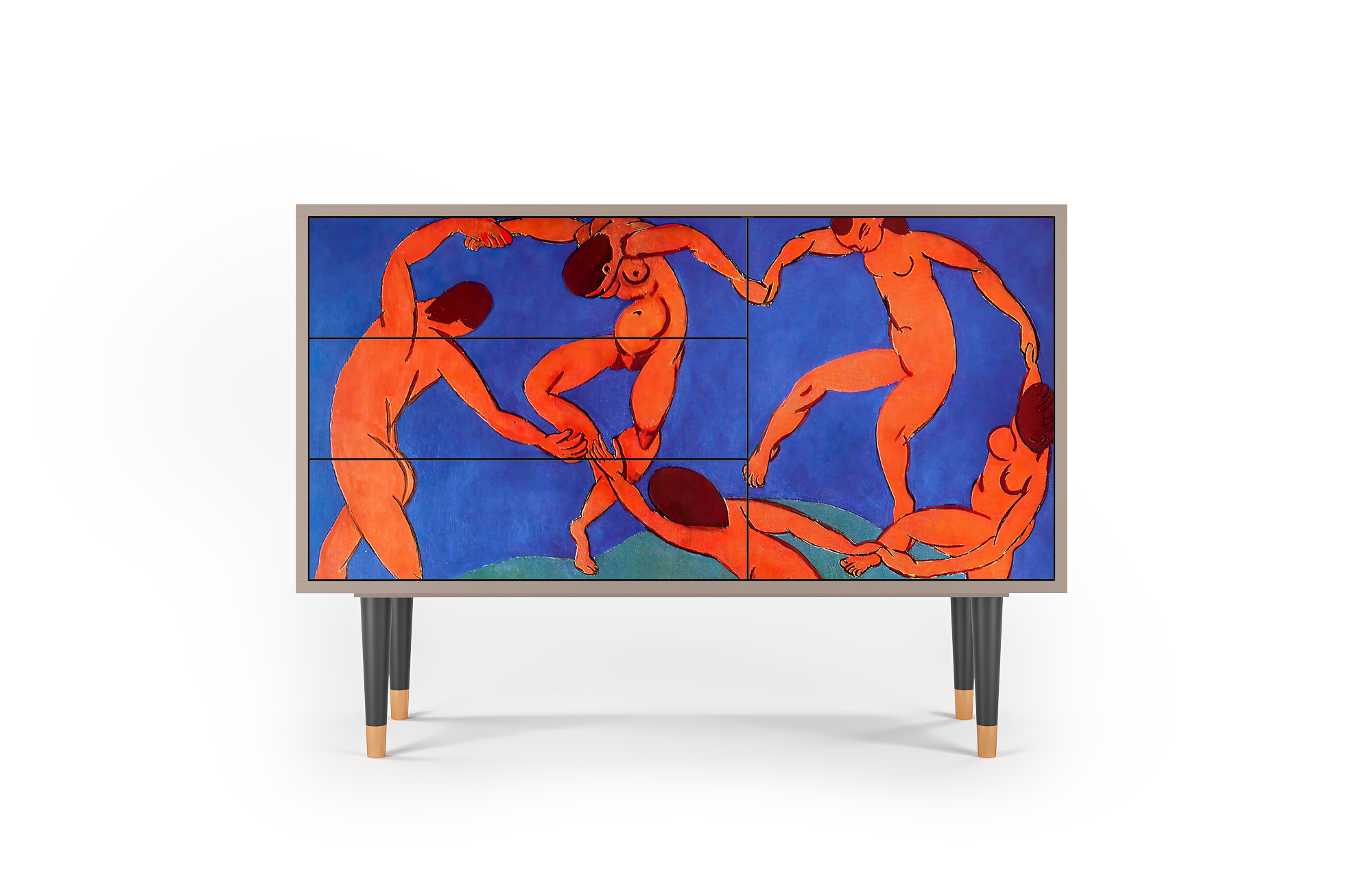 Комод - STORYZ - S3 The Dance by Henri Matisse , 115 x 84 x 41 см, Бежевый - фотография № 2