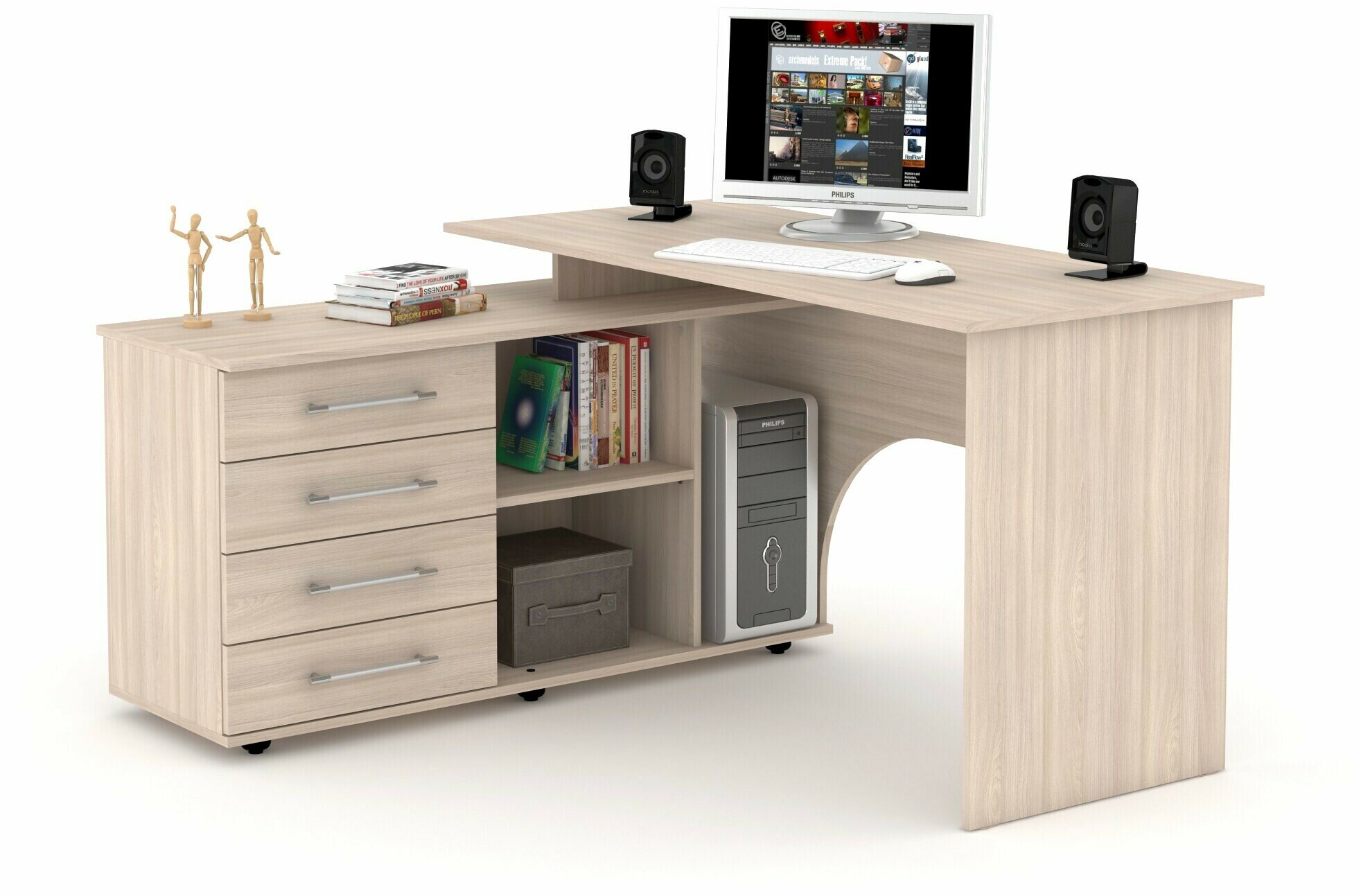 Мебель-Комплекс компьютерный стол СКУ-15