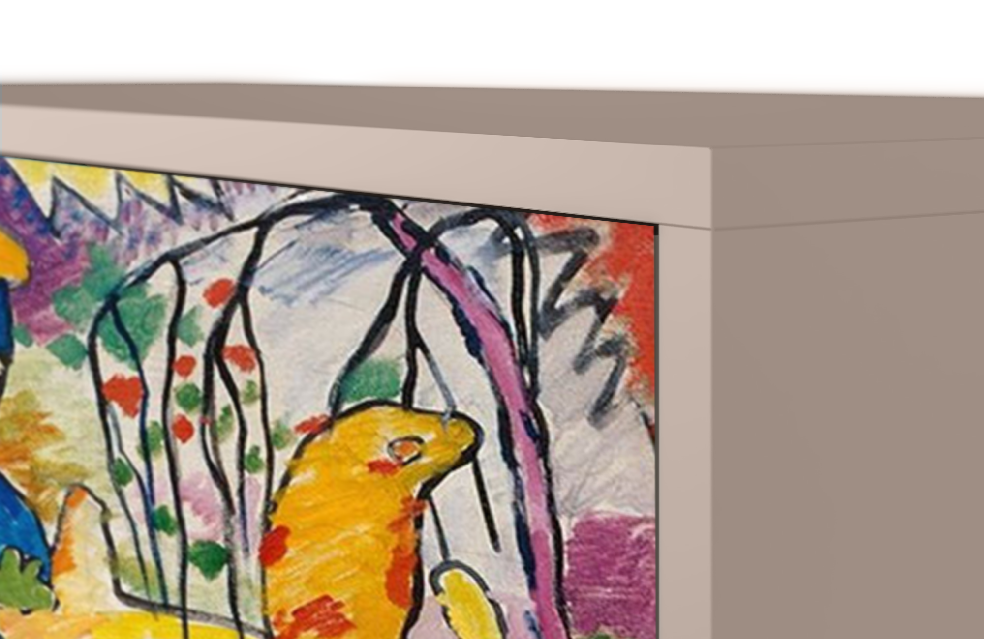 Комод - STORYZ - S3 Improvisation 26 by Wassily Kandinsky , 115 x 84 x 41 см, Бежевый - фотография № 5