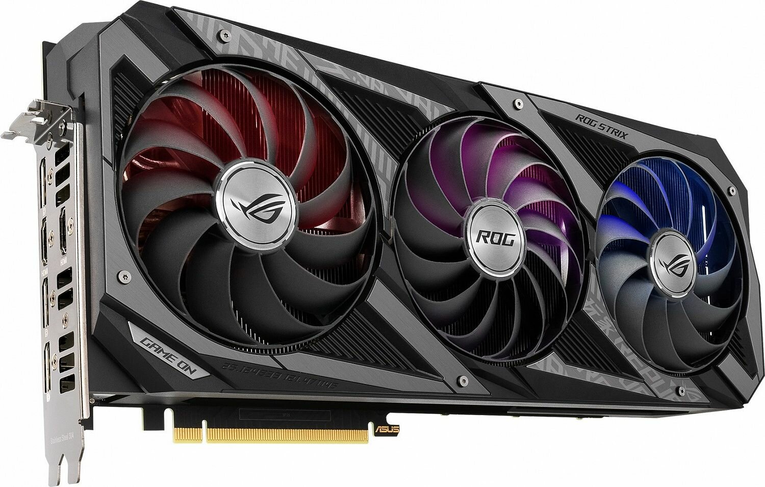 Видеокарта ASUS ROG Strix GeForce RTX 3080 V2 OC Edition 10GB ROG-STRIX-RTX3080-O10G-V2-GAMING