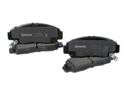 Колодки тормозные дисковые передние для Хонда Стрим RN1 2000-2006 год выпуска (Honda Stream RN1) STELLOX 758 012B-SX
