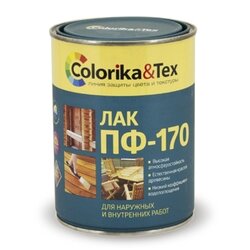 Лак ПФ-170 глянцевый 0,8 л "Colorika&Tex"