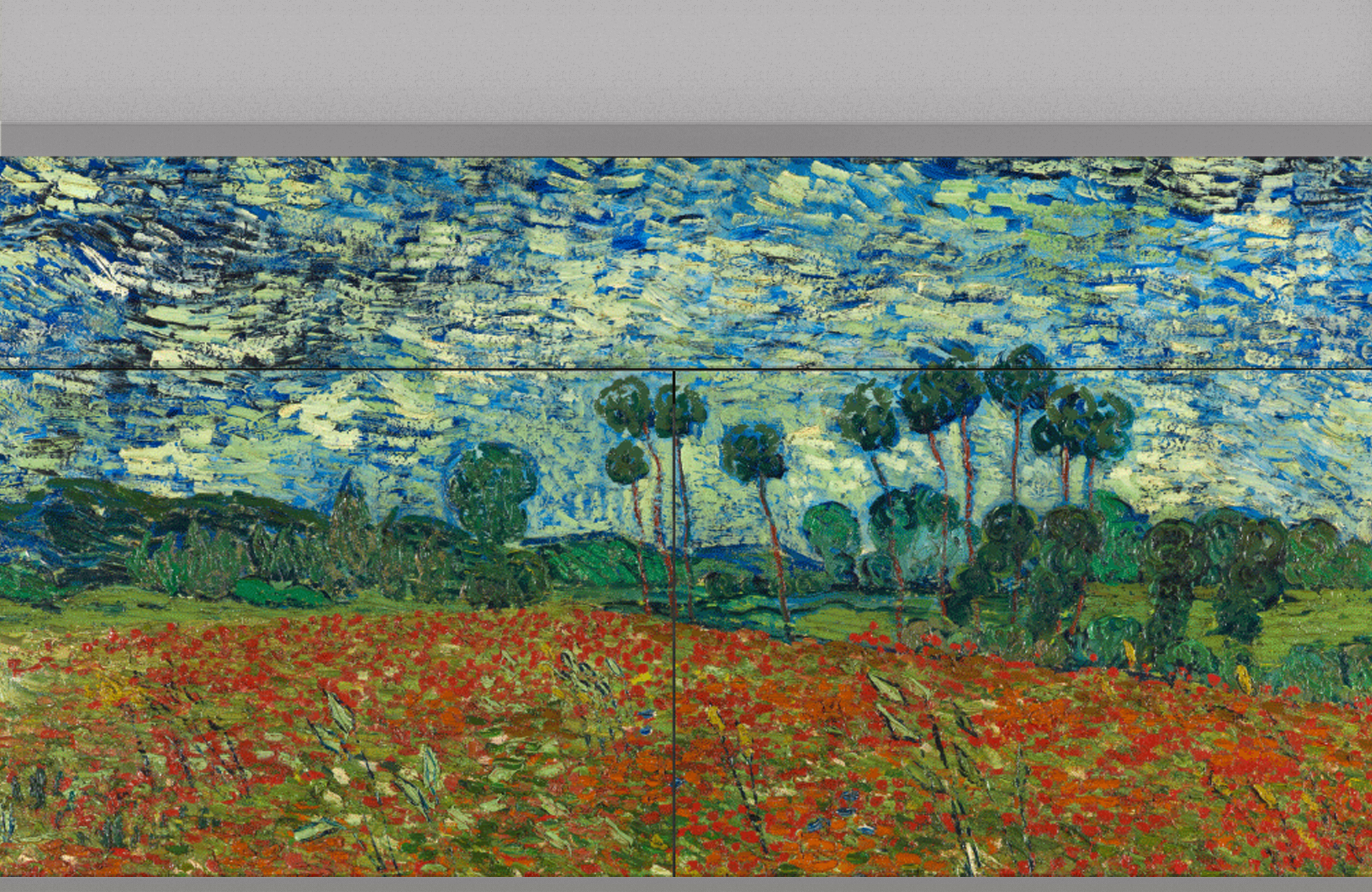 Комод - STORYZ - BS4 Poppy field by Vincent van Gogh, 115 x 85 x 48 см, Серый - фотография № 5
