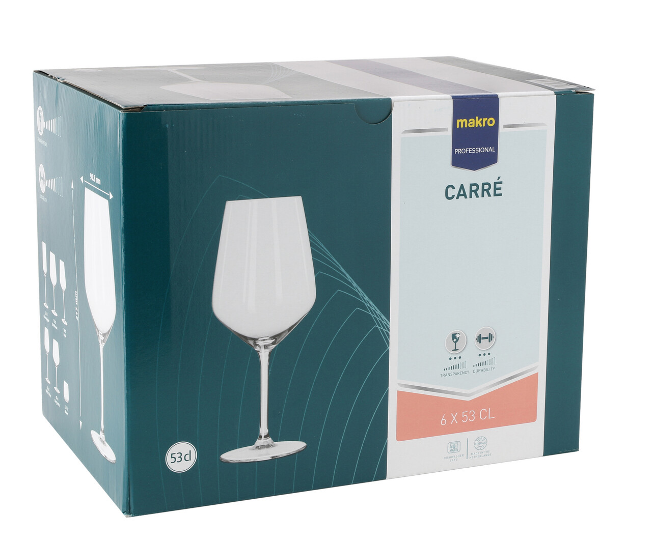 фото METRO PROFESSIONAL Набор бокалов для красного вина Carree, 530мл х 6шт