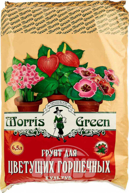 Грунт для цветущих горшечных культур Morris Green, 6,5 л