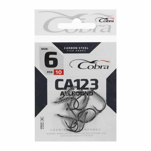 Крючки Cobra ALLROUND сер. CA123 разм. 006