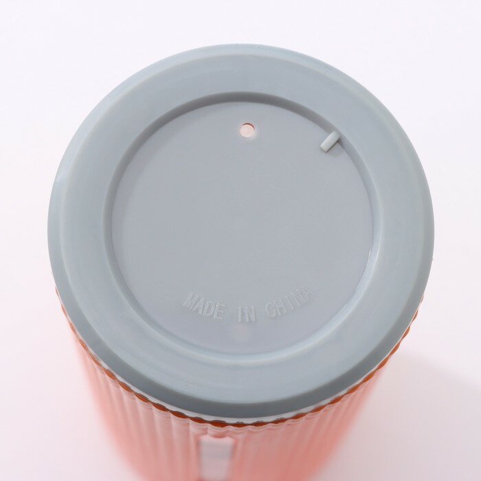 Бутылка для воды стеклянная «Успех», 500 мл, 7,2×21 см, цвет оранжевый - фотография № 7