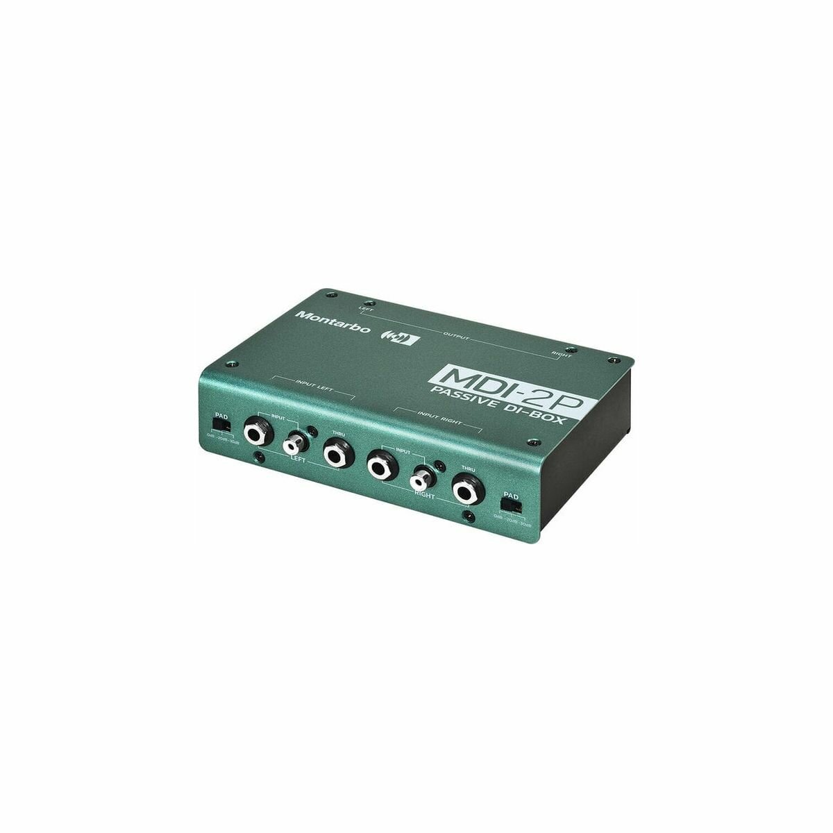 Montarbo MDI-2P двухканальный пассивный ди-бокс, 2 х TRS/ RCA in, 2 х XLR out,