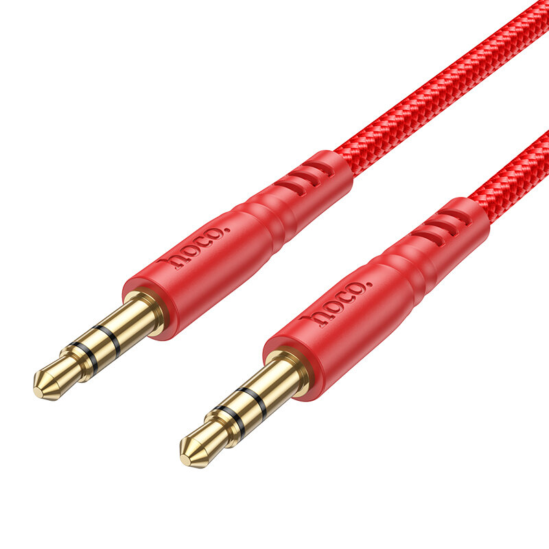 AUX Audio кабель 3,5 мм, UPA24, HOCO, красный