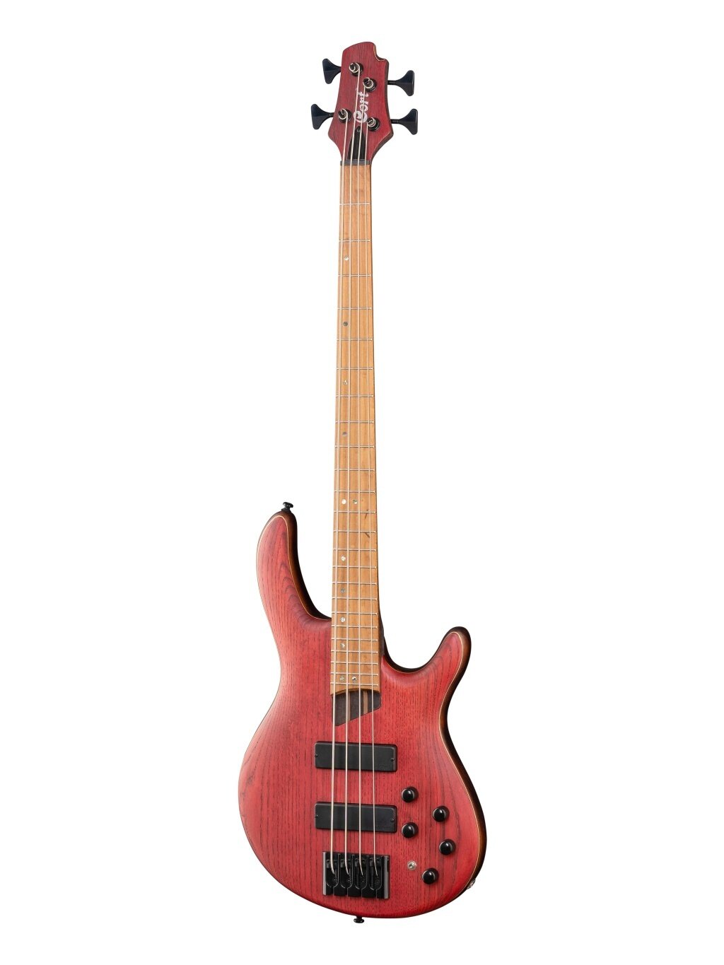 Бас-гитара Cort B4-Element-OPBR Artisan Series, красная
