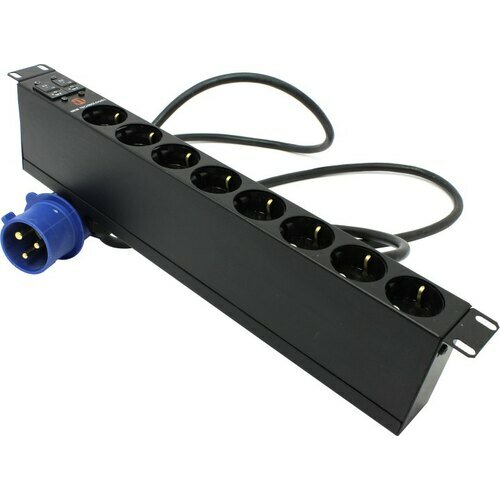 Блок распределения питания C3 Solutions SOC NT345135 гор.размещ. 8xSchuko 32A IEC 309 2.5м - фото №1