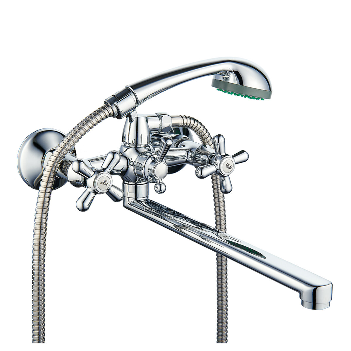 фото Смеситель для ванны с душем Roegen RP120B, с длинным изливом, хром