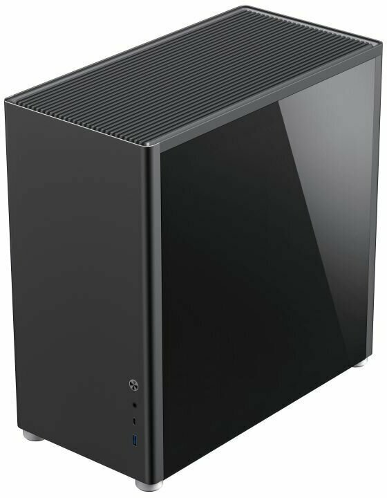 GameMax Компьютерный корпус без блока питания ATX/ Gamemax Spark Pro Black ATX case black w/o PSU w/1xUSB3.0+1xType-C 1xCombo Audio