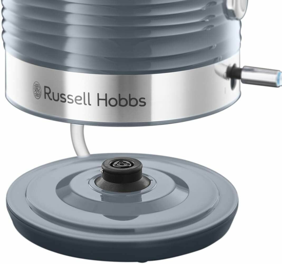 Чайник Russell Hobbs 24360 Inspire электрический, серый с хромированными вставками, 3000 Вт, 1,7 л - фотография № 5