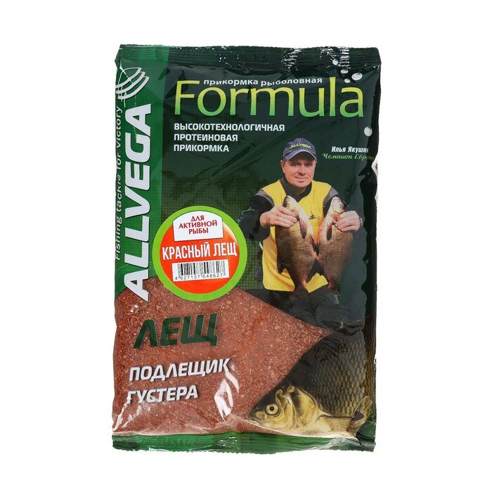 Прикормка Formula Red Bream красный лещ 900 г