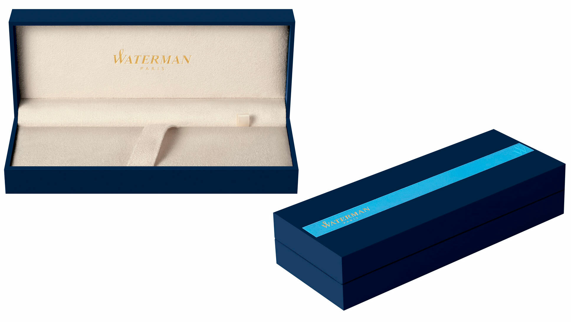 Ручка шариковая WATERMAN Expert 3 Essential Laque Black GT, средний стержень, синие чернила