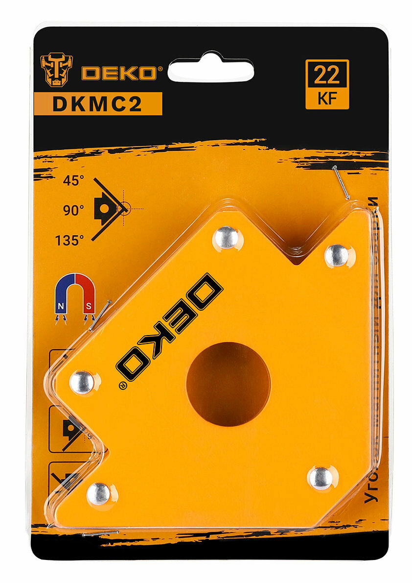 Магнитный угольник Deko DKMC2 510гр (065-0641) - фотография № 1