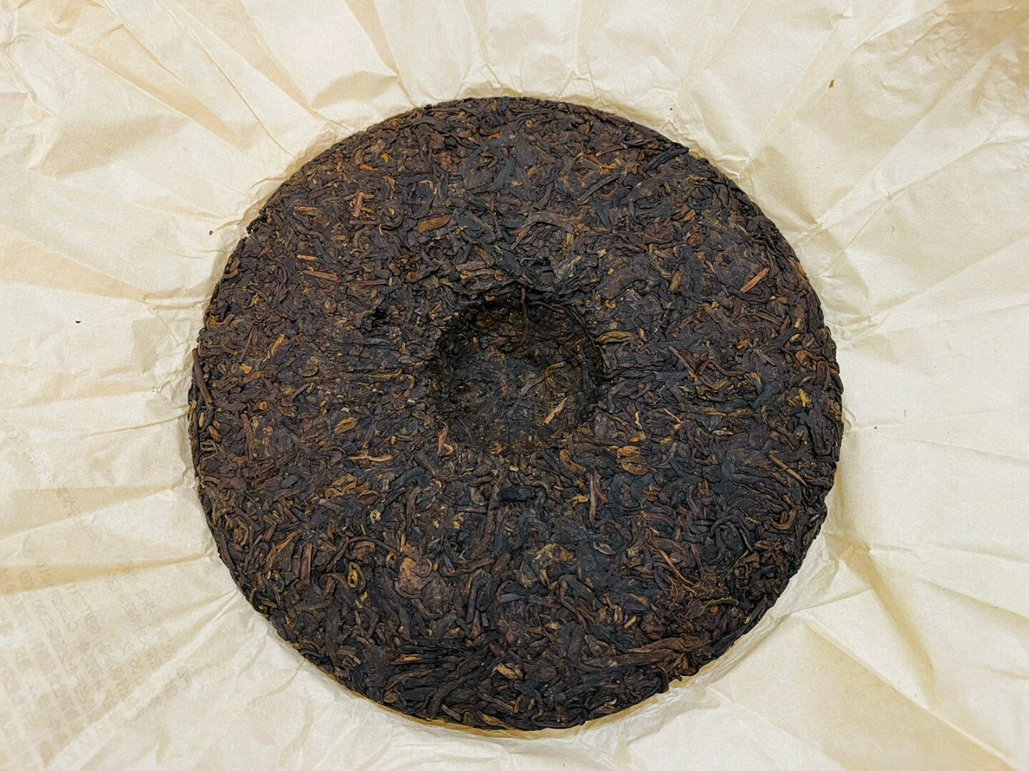 Чай Пуэр Шу - Пу Вэнь 5588, блин, 357 гр., Китай - фотография № 2