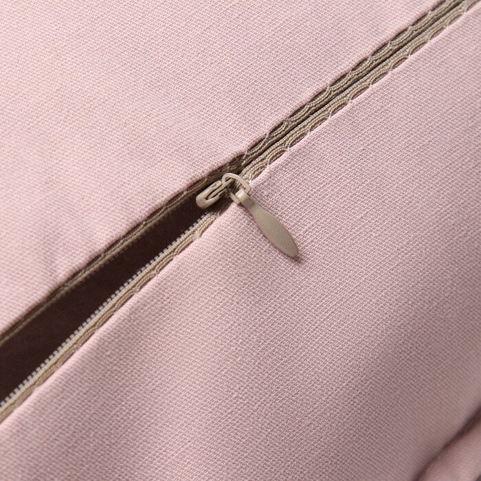 Подушка Этель, 30х50+1 см, розовый, 100% хлопок - фотография № 5