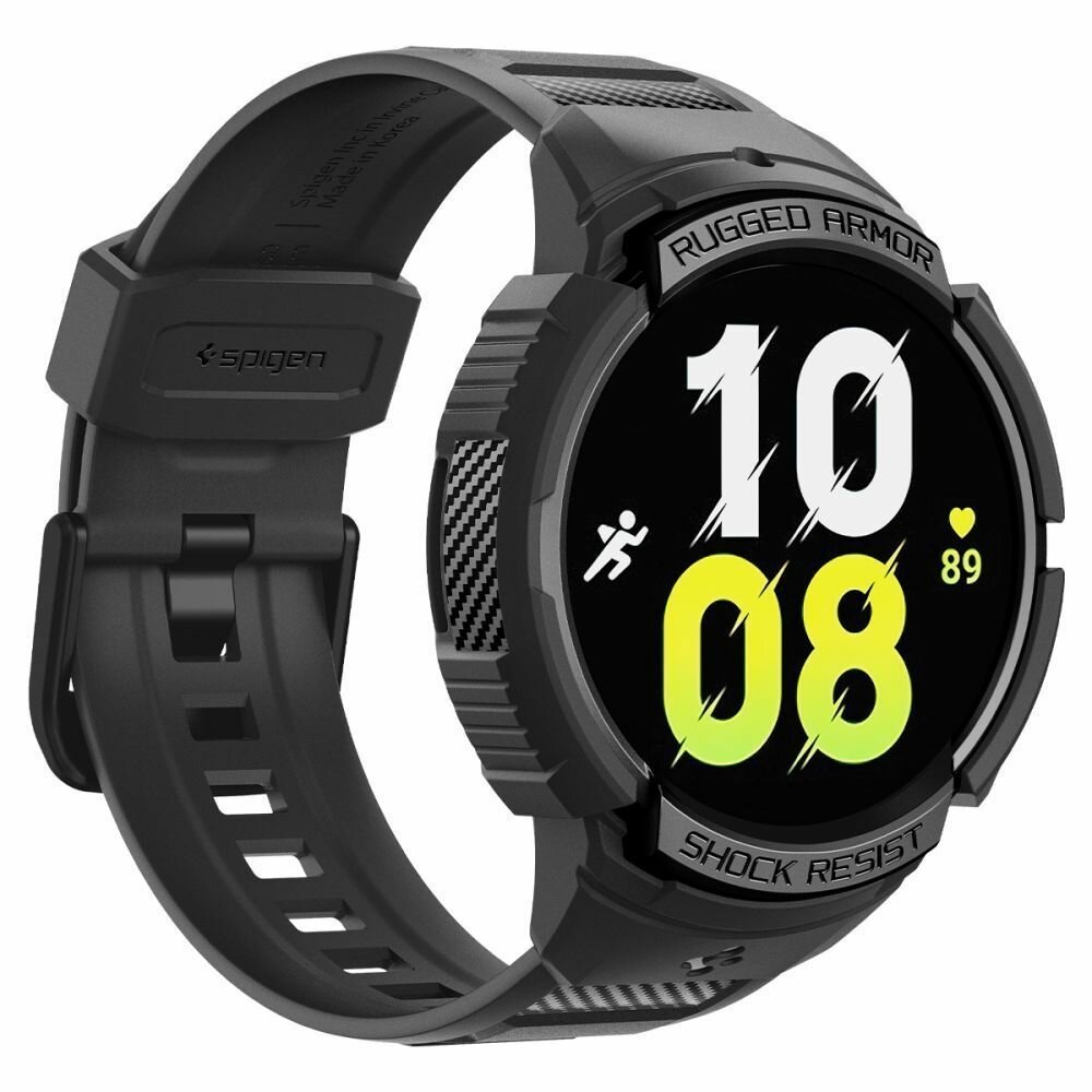 Ремешок Spigen Rugged Armor Pro Galaxy Watch 6 (44 mm) Black