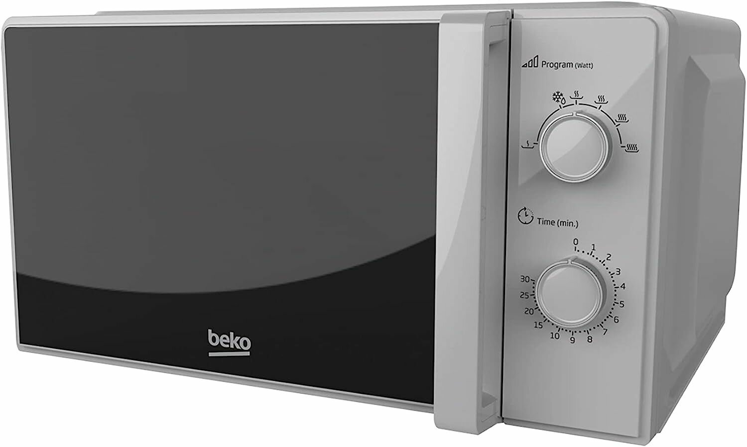 Микроволновая печь Beko MOC20100SFB Solo 20л, серебристая - фотография № 2