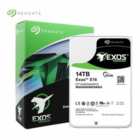 14 ТБ внутренний 3,5" жесткий диск Seagate Exos X16 ST14000NM001G