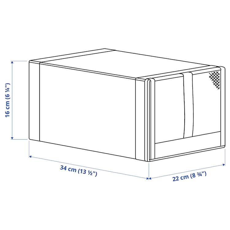 Коробки для хранения обуви IKEA SKUBB, 4 шт. - фотография № 5