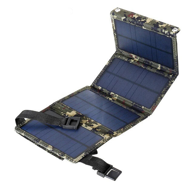 Складная солнечная панель 50 Вт, 5 В, USB-зарядка - фотография № 1