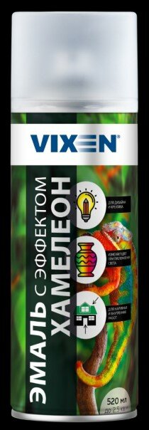 фото Краска спрей VIXEN эмаль Ледяное мохито с эффектом хамелеон 520 мл
