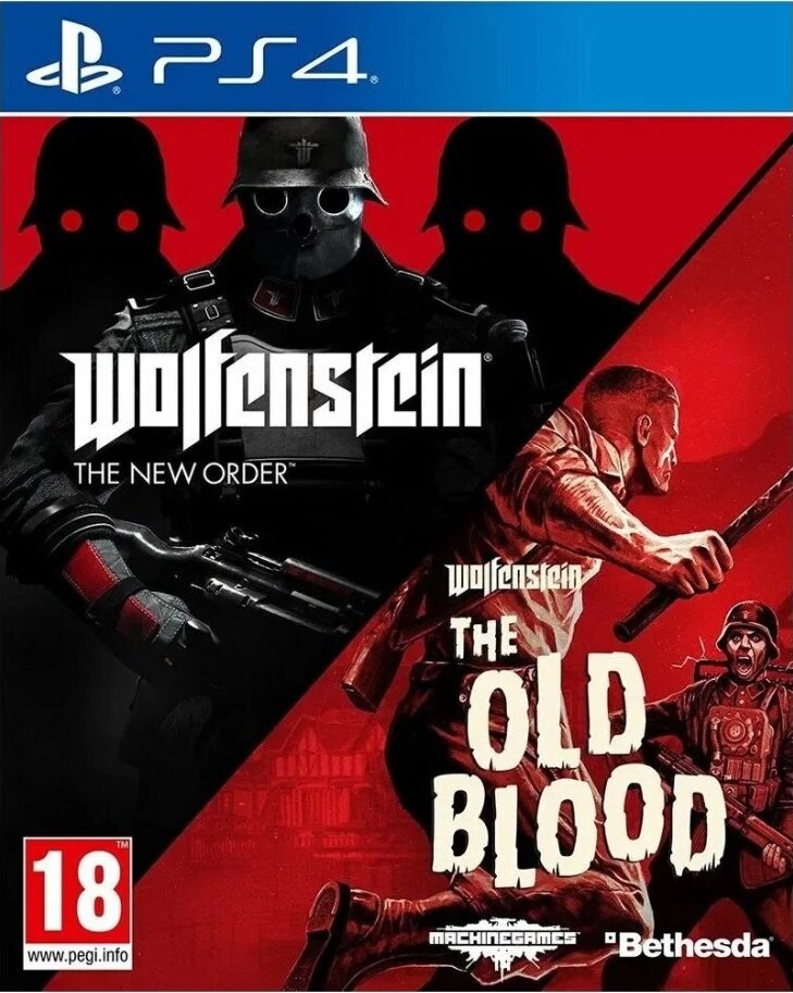 Игра PS4 - Wolfenstein The New Order & The Old Blood - Double Pack (русские субтитры)