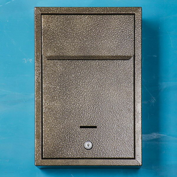 Ящик почтовый с замком, "Альфа Люкс", бронзовый - фотография № 2