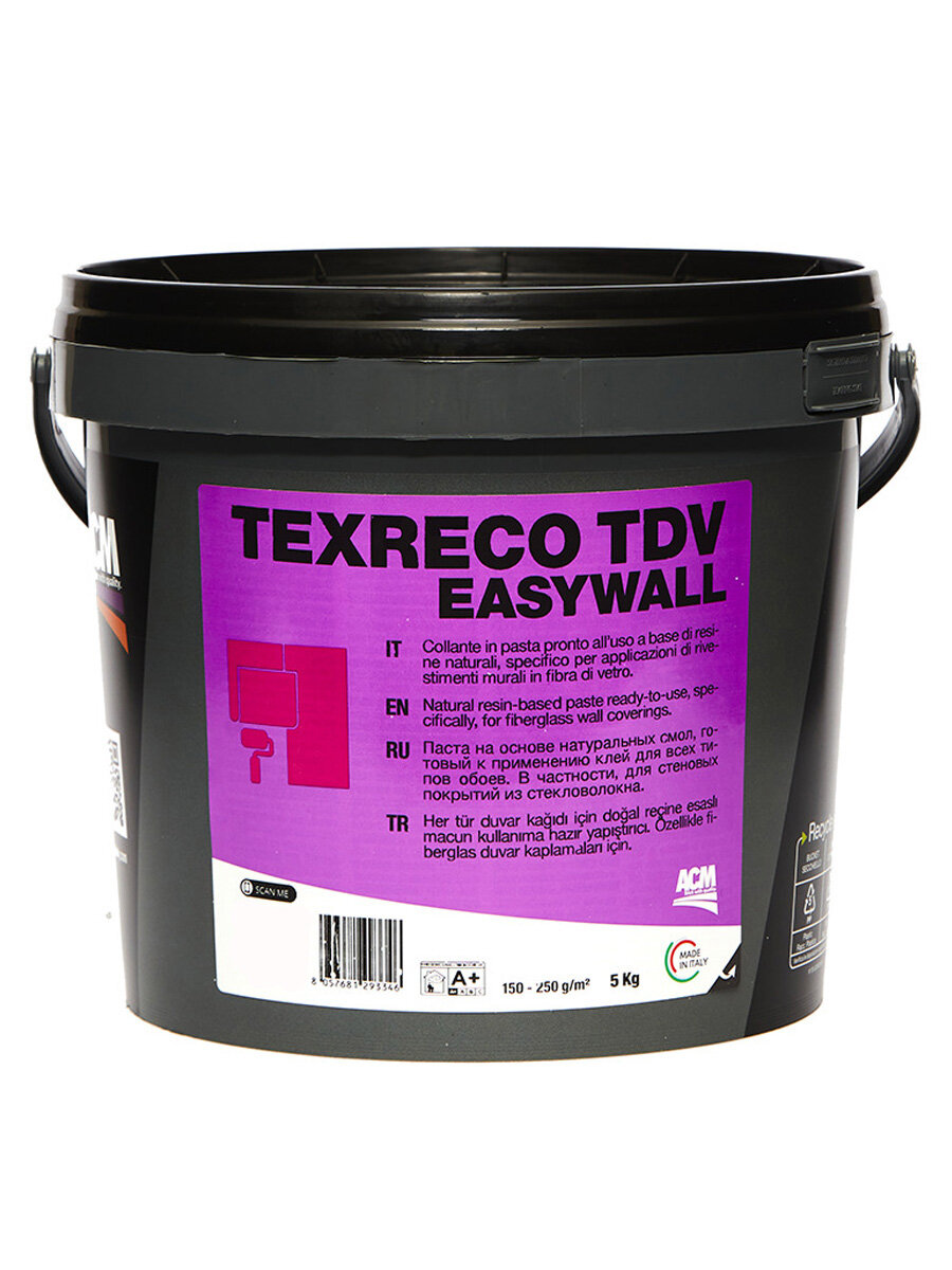 Готовый клей для обоев Texreco TDV EasyWall - 5кг