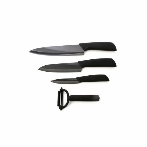 HuoHou Набор керамических ножей 3+1 Ceramic Kitchn Knife Set