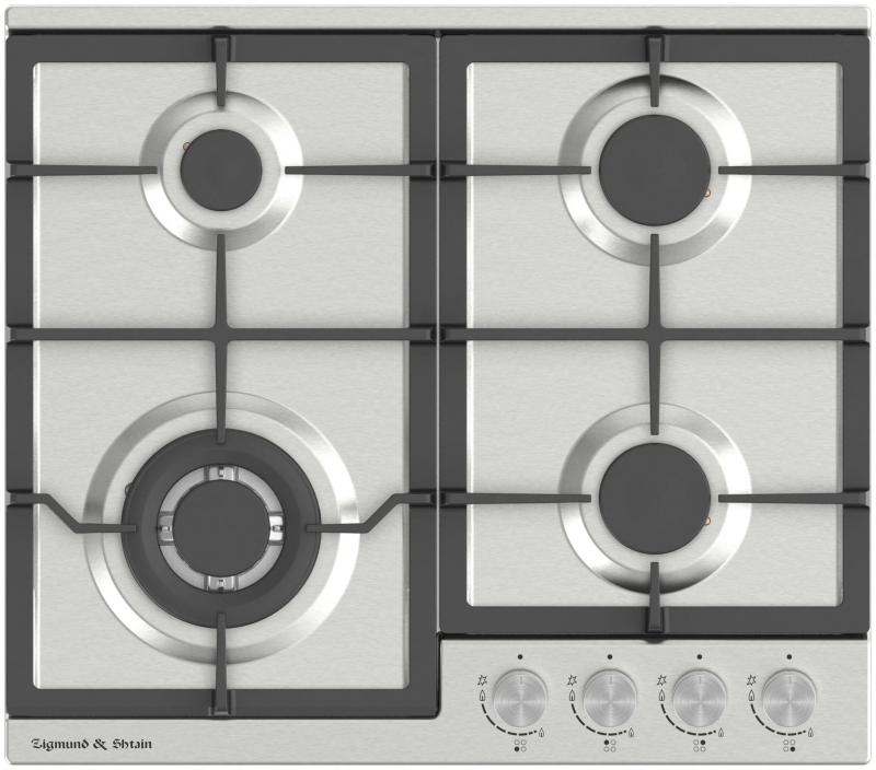 Газовая варочная панель Zigmund & Shtain G 14.6 S серебристый
