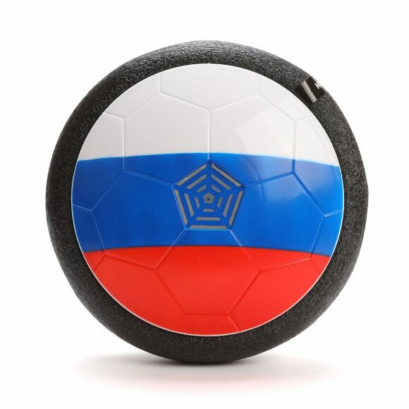 Футбол флаг России на батарейках (свет) в коробке