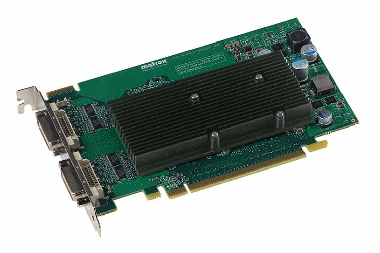  Matrox M9125 PCIe x16, (M9125-E512F), PCI-Ex16, 512MB, DDR2, 2xDVI-I, 2x DVI to Analog (HD15) Adapters, Max Digital Res. per Output up to 1920x1200 and 2560x1600, Max Analog Res. per Output 2048x1536, RTL