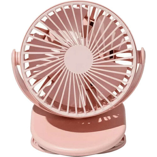 Портативный вентилятор на клипсе SOLOVE clip electric fan 2000mAh 3 Speed Type-C Розовый (F3 Pink RUS) - фотография № 1