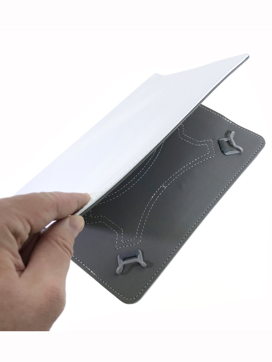 Универсальный чехол для планшета или электронной книги размером 9 дюймов из кожзаменителя без рисунка