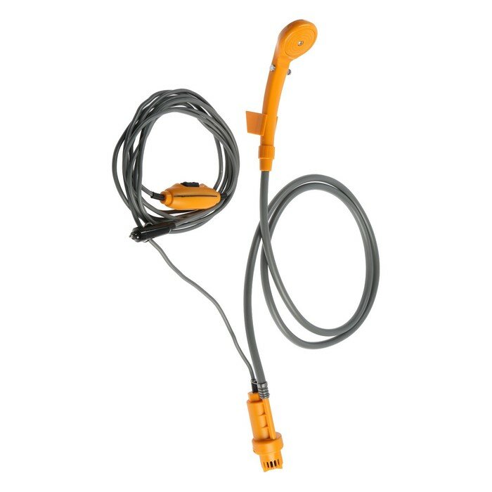 Автомобильный походный душ ZEIN: лейка шланг шнур для машины помпа крючок держатель