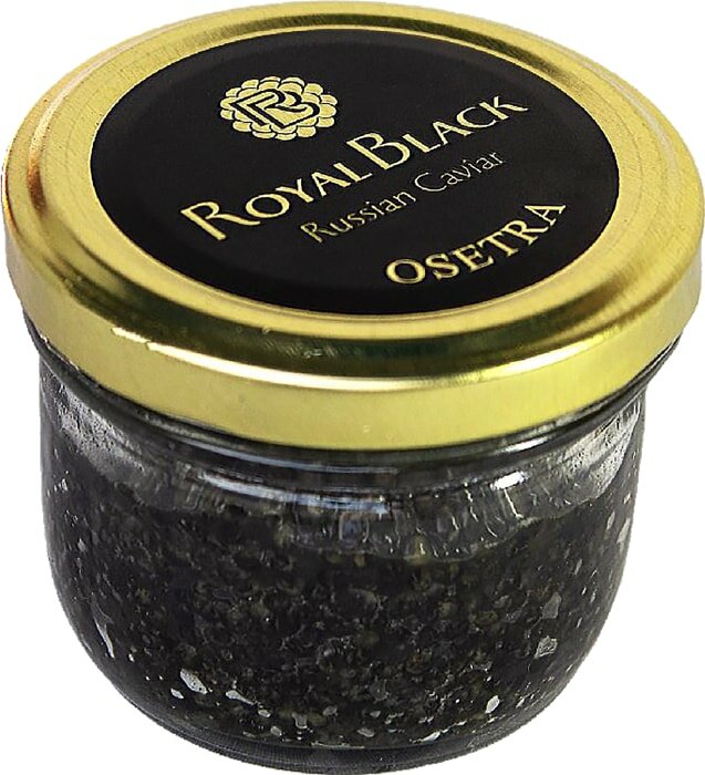 Royal Black Икра осетра 100 г стеклянная банка